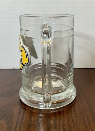 2006 NHL Hockey Buffalo Sabres Buffaslug Logo Embossed Pewter Beer Mug Glass - Picture 2 of 6