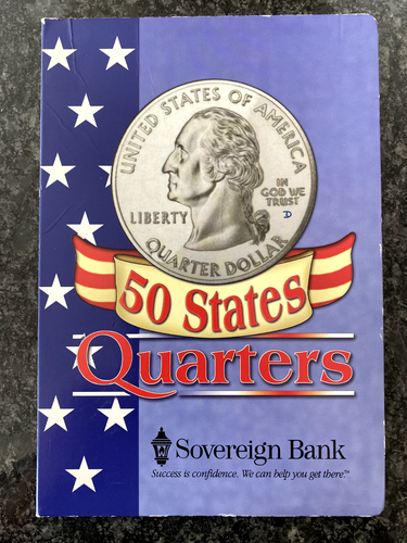 50 State Quarters in a Bank Folder; Denver Mint - Picture 2 of 3