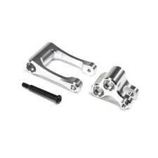 Losi Promoto-MX/SM Aluminum Knuckle & Pull Rod (Silver) (LOS364001)