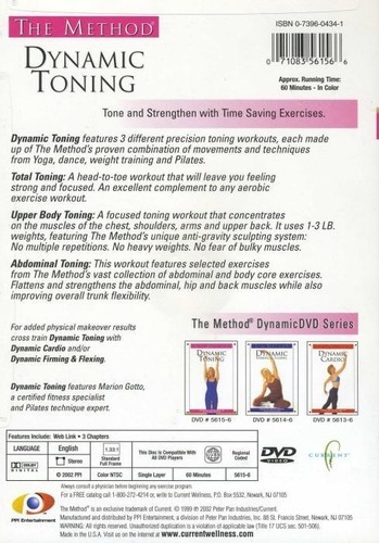 THE METHOD PILATES DYNAMIC TONING YOGA EXERCISE DVD NEW SEALED WORKOUT FITNESS - Imagen 2 de 2