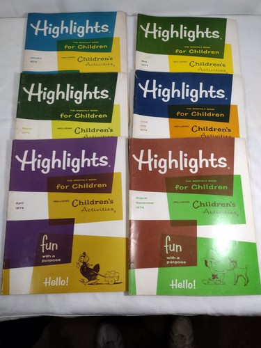 Lot of 28 Vtg Highlights Monthly Book For Children 1974, 1975, 1976 (B) - Picture 5 of 10