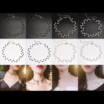 Short choker deals necklace