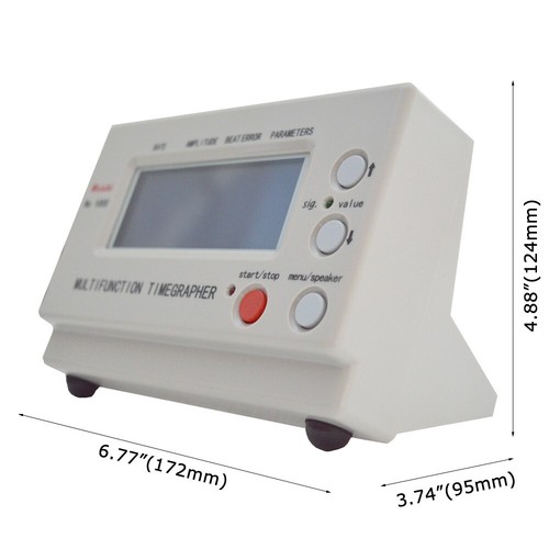 MTG 1000 Watch Timegrapher Rate Deviation Amplitude Beat Error Tester 100- 240V - Picture 3 of 14