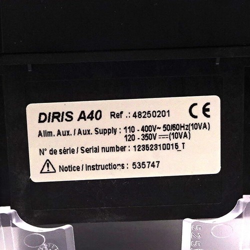 Medidor multifunción 48250201 Socomec 110-400VAC 10VA *Instalado* - Imagen 2 de 3