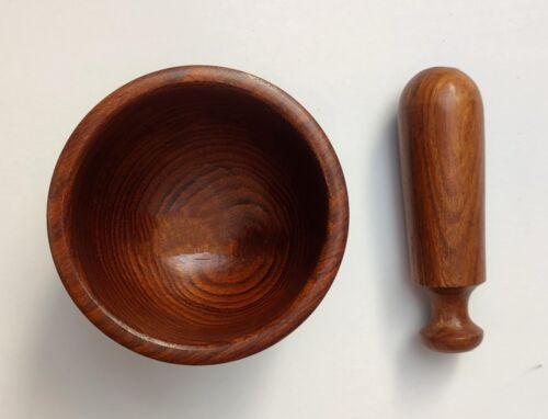 Wooden Mortar & Pestle set, Imam Dasta, Ohkli Musal, Kharal for Mixer & Grinder - Bild 9 von 12