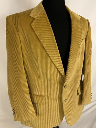 English Manor Men's Sz 42 R Premium Quality Corduroy Blazer Sportscoat Jacket - Picture 5 of 10