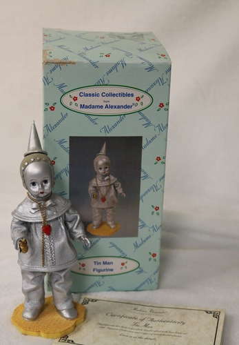 Estatuilla de resina de hombre de hojalata clásica de colección de Madame Alexander en caja con certificado de autenticidad - Imagen 1 de 14