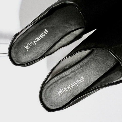 🌻NOWE Anthropologie Jeffrey Campbell Czarne dziadek do orzechów Siatkowe płaskie Rozmiar 8,5 - Zdjęcie 10 z 13