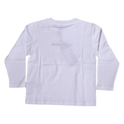 DOLCE & GABBANA Kids T-shirt White DG Crown Print Long Sleeves s. Tag 4 220usd - Picture 2 of 6