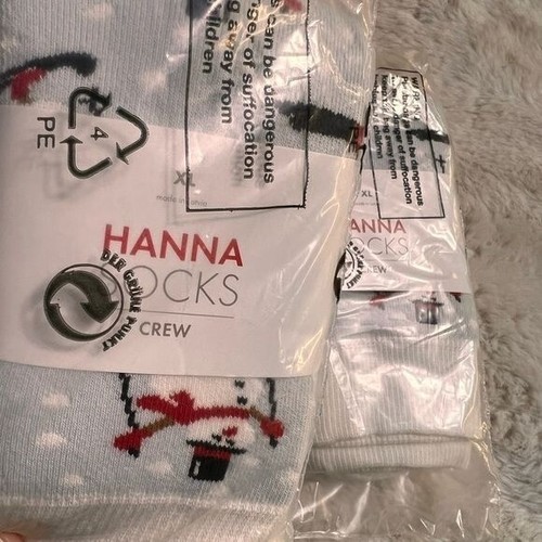 Calcetines de muñeco de nieve Hanna Crew talla XL - Imagen 3 de 4