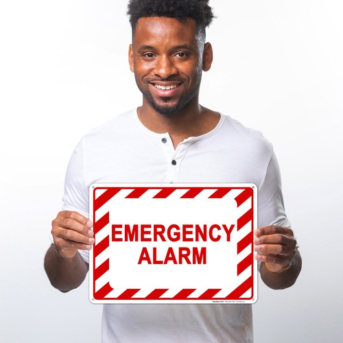 Emergency Alarm Sign, - Picture 10 of 86