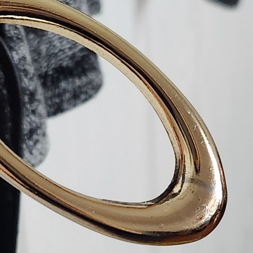 Papaya Women's M Gray Marled Deep V Neck Stretchy Belted Long Sleeve Wrap Top - Picture 9 of 9