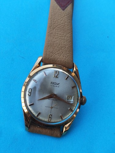 Rare Vintage ROX Manual Wind Mens Wristwatch _3518 - Picture 5 of 14
