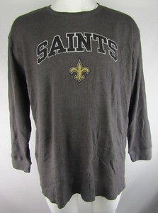 4x 5x thermal saints 3x orleans nfl sleeve shirt