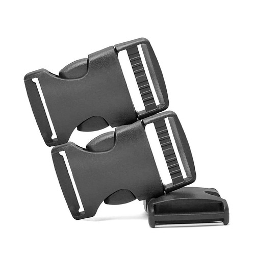 Black Plastic Buckles Clips for Webbing Bags Straps Luggage Camping Bag Belt - Picture 11 of 17