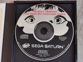 CD ROM SEGA SATURN Mystery Mansion Das Haus der verloren mit Beschreibung im OVP