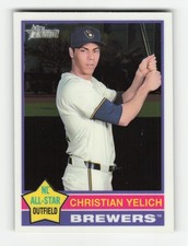 2025 Topps Heritage #10 Christian Yelich Chrome