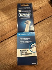 ORAL B Replacement BRUSH HEAD, Interproximal Clean 97425590 NEW Sealed Pkg