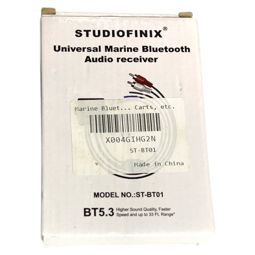 Studiofinix Universal Marine Bluetooth Audio Receiver ST-BT01 - Bild 4 von 5