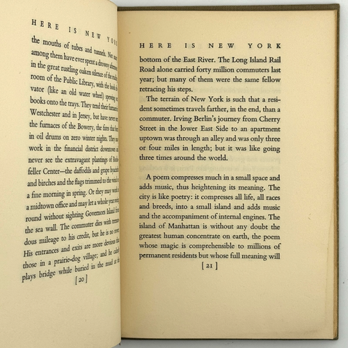 (1949) 1st Edition - Here Is New York by E. B. White - Hardcover, Vintage - Picture 7 of 7