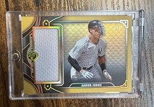 2022 Topps Triple Threads Aaron Judge /9 Gold Single Jumbo Relic #SJR2-AJ1 MVP