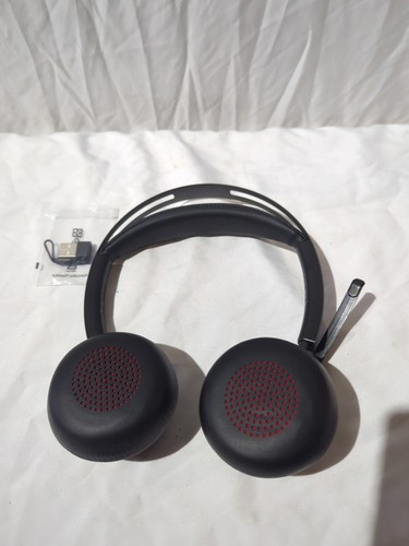 Poly Voyager Focus 2 UC Wireless Headset & USB Charge Stand, USB-C BT700 +Case - Picture 7 of 11