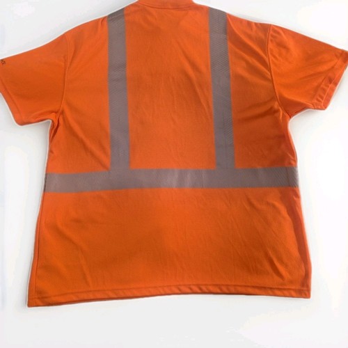 Camisa Carhartt Para Hombres XL Alta Visibilidad Corta Slv Naranja Cls 2 Lev 2 IRR - Imagen 11 de 16