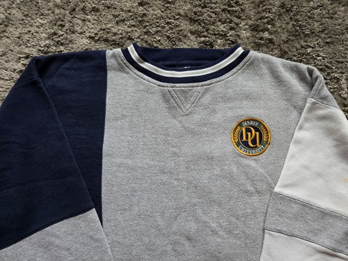 Disney University L- XL Archive Logo Fleece Crewneck Sweatshirt - Picture 4 of 17