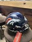 Dre Greenlaw Signed Denver Broncos F/S Speed Authentic Helmet - Beckett W Insc.