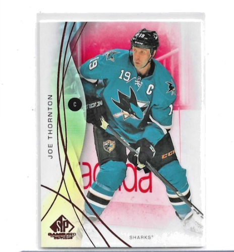 Joe Thornton 2024-25 Upper Deck SP Game Used Red #175 San Jose Sharks - Picture 1 of 2