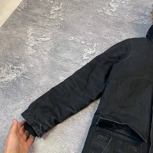 Vintage Carhartt Siberian Parka 3M Thinsulate Black Faded Jacke Herren Größe XS - Bild 15 von 24