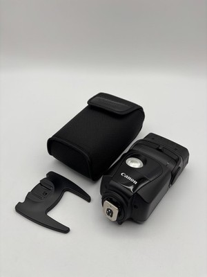 Canon 320EX Speedlite Shoe Mount Flash w/ Case Tested