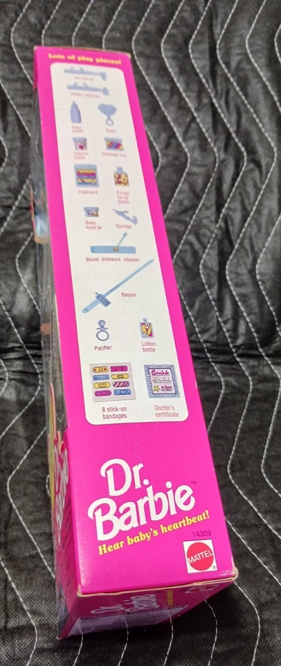 MUÑECA BARBIE 1995 DR. NUEVA EN CAJA DOCTOR CON BEBÉS 14309 Dr. Barbie Tres (3) Bebés Foto 3 de 4
