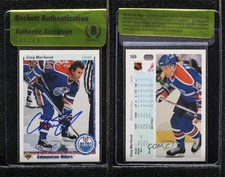 BAS 1990-91 Upper Deck Craig MacTavish #169 Authentic Auto