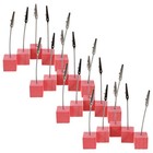  20er Set Holz Tischkartenhalter mit Clip, Memo- und Notizenständer für