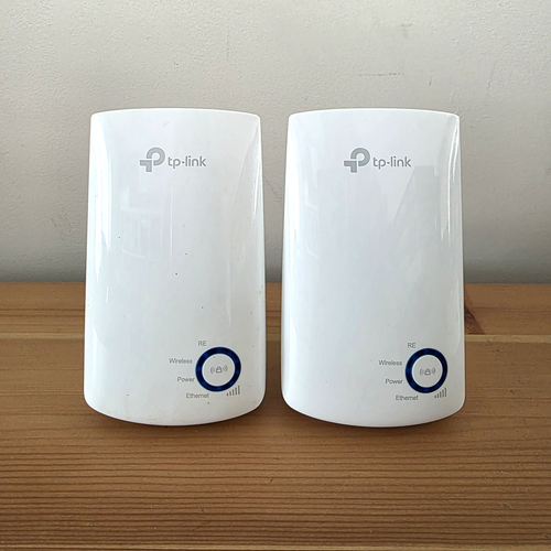 2 x TP-Link TL-WA850RE Universal WLAN Range Extender Weiß Ethernet 300Mbps