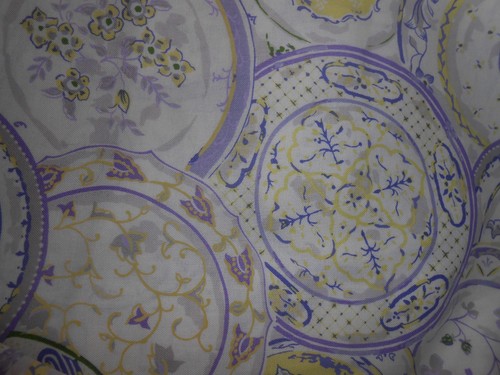 Ceramic plates in white, purple & yellow, FREE Shipping!! - Picture 1 of 7