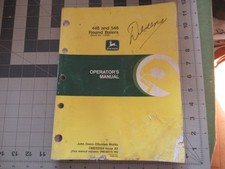 John Deere 446 & 546 Round Balers Operator's Manual