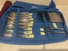 LUNT STERLING "Carillon" design 57 piece Silverware