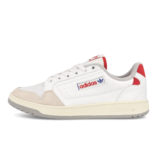 Chaussures baskets homme Adidas NY 90 taille UK 7,5 - 8,5 blanc / blanc / rouge GX4393