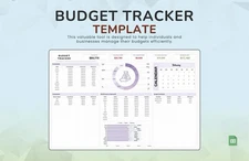 Ultimate Budget Tracker Template | Expense & Savings Planner for Google Sheets |