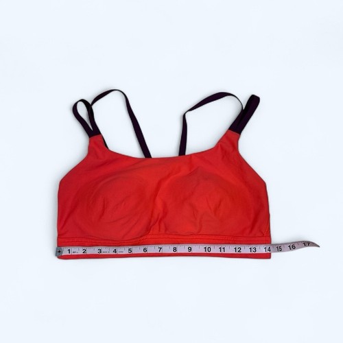 UNDER ARMOUR VANISH SPORTS BRA BRIGHT ORANGE LARGE - Picture 2 of 4