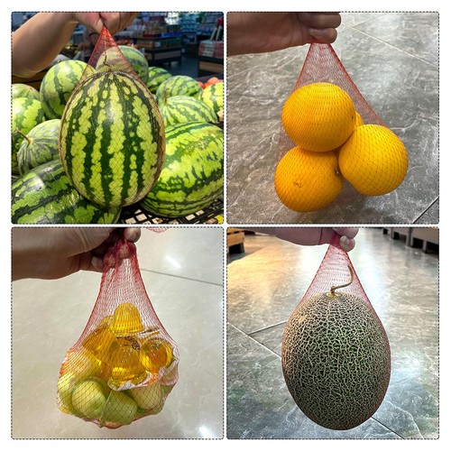 Anguria Reti 19.69" Riutilizzabili Frutta Rete Borsa Verde 200pz - Foto 6 di 6
