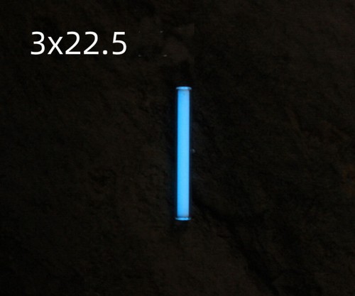 1pz Tubo Vetro 3x22,5mm Notturno Luminoso 25 Anni Vita Tubo Lampada Singal Nuovo - Foto 27 di 32