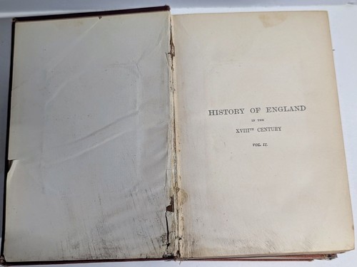 A History of England in the Eighteenth Century 8 Vols HC Lecky 1890 - Picture 14 of 24