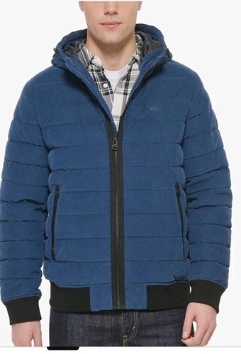 Levi's Herren XXLHoded Quilted Heavyweight Bomber Jacket Brown In Color - Bild 4 von 7