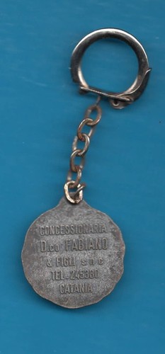 Portachiavi Vintage Keychain Schlüsselanhänger Porte-clés LANCIA Catania MA0029 - Picture 2 of 2