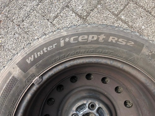 1xkomplette Reserverad Ersatzrad+Felge 195/60R15 88T für Toyota Corolla,Mazda323 - Bild 11 von 12