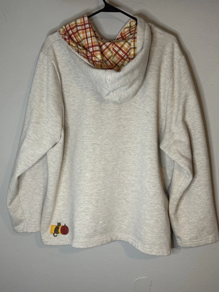 Sudadera/Chaqueta Breckenridge Cremallera Completa Bronceado Claro Mujer 3XL Festivo Otoño Foto 2 de 3