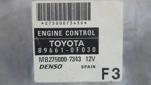 896610F030 Centralina Motore per TOYOTA COROLLA VERSO (R1) 1.8 Luna 2004 708537 - Foto 2 di 10